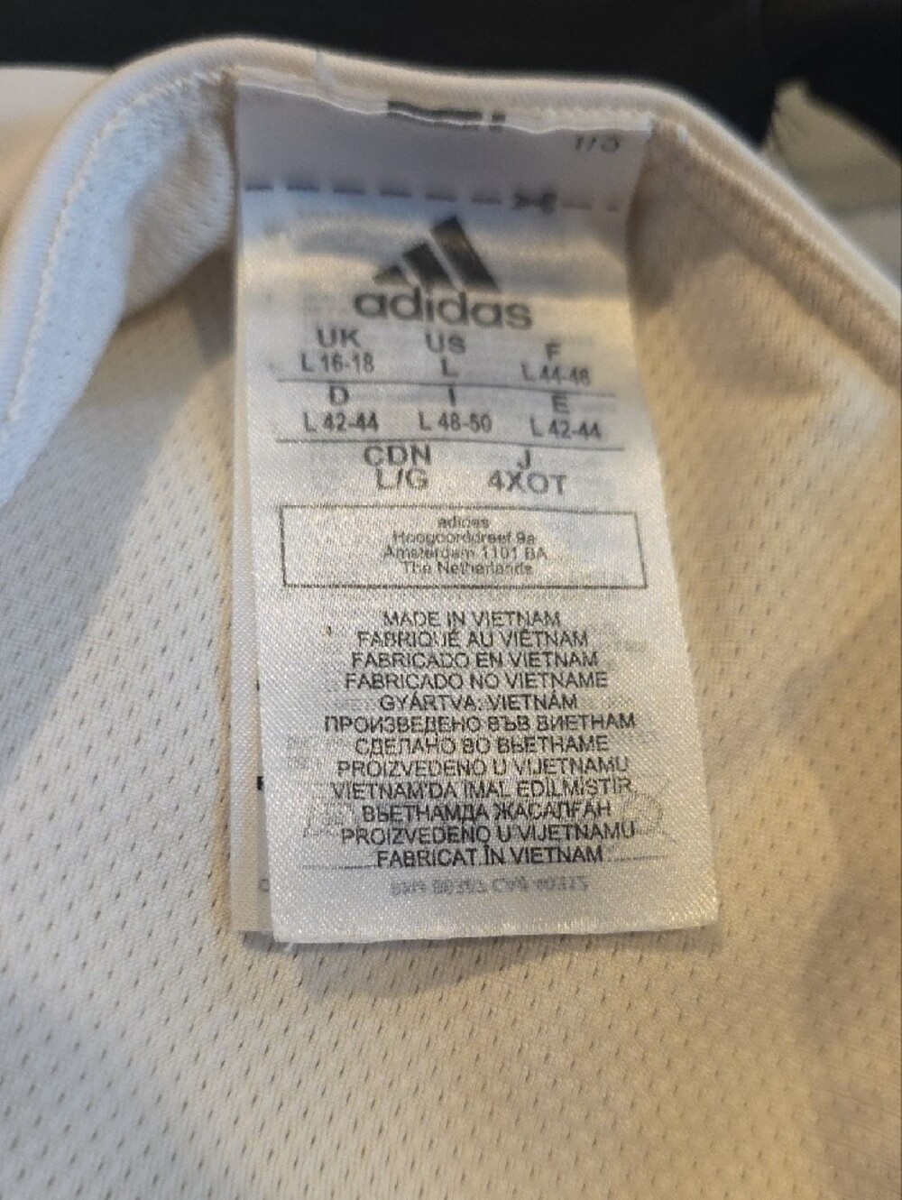 adidas White and Black Strappy Sports Bra Pair Size L - Picture 3 of 3